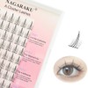 NAGARAKU DIY Self Grafting Segmented False Eyelashes 0.07mm Individual Cluster