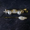 Campanula 327 Hair Clip & Hairpin Set, Marine, White, Storage