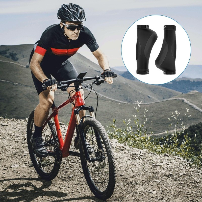 Bicycle Grips Ergonomic Non-Slip Rubber Handlebar Grips Bicycle Grips with