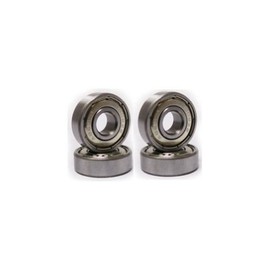 Economy Caster/Scooter Bearings 1 Set of 4 Bearing Metal Shields Fits Kick Scooters