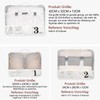 Pack of 3 Packing Cubes Backpack for Suitcases, Suitcase Organiser