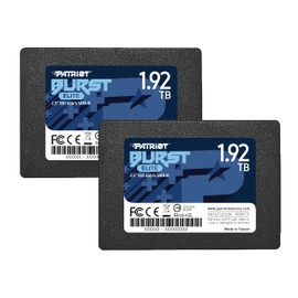 Patriot Burst Elite 1.92TB Internal SSD 2 Pack - SATA 3 2.5" - Solid State Drive - PBE192TS25SSD2B