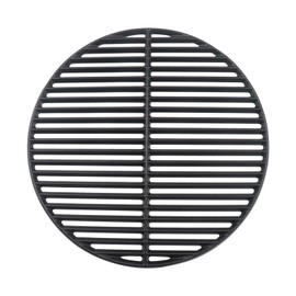 Plowo 18 3/16" Grill Grates for Large Big Green Egg, Cast Iron Grid Grates Replacement for Kamado Joe KJ23RH Classic I, KJ-23RHC Classic II, KJ23NRHCI Classic III, Vision Grill VGKSS-CC2, B-11N1A1-Y2A