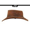 Black Jungle Dayton Leather Western Hat Australia Cowboy Hat, ochre