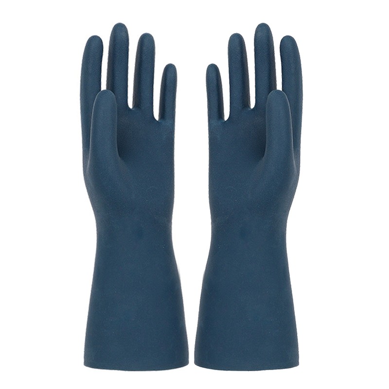 1 Pair Working Gloves Neoprene Rubber Chemical Resistant Work Gloves