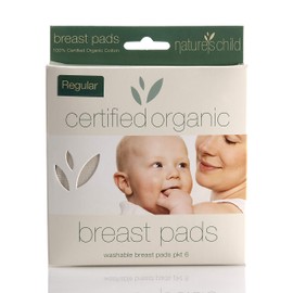 Reusable Breast Pads Organic Cotton 6pk - ACO Certified Organic & Natural - Australian Made - Cruelty Free & Vegan - No Synthetic Fragrance or Preservatives (Regular)