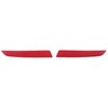 1 Pair Rear Bumper Reflector 63147318556 Red Housing Strong Retroreflection