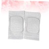 Baluue 2pcs Grey Exercise Knee Pads for Gym Safety Support