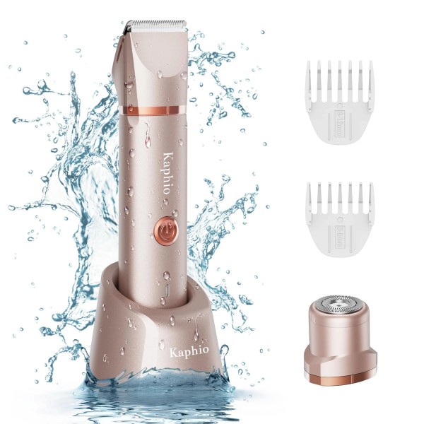 Bikini Trimmer for Women Pubic Hair: 2 in 1 Electric