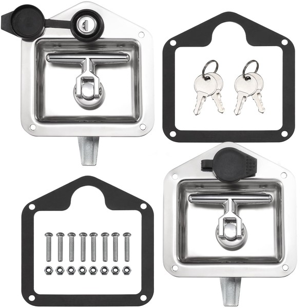 Loclink T-Handle Truck Tool Box Latch Replacement kit 304 Stainless