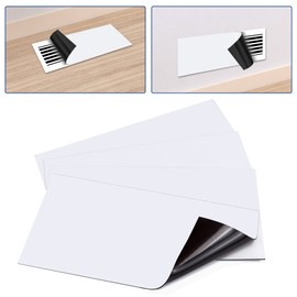 Wintcomfort Magnetic Vent Cover, 5.5 x 12 inch Floor Register Air Vent Covers, Air Vents Magnetic Sheet for AC & Heating, Registers & Grilles, HVAC, White, Pack of 4