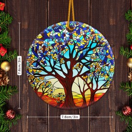 GGEB Tree of Life Ornament,Christmas Ornaments,Tree of Life Christmas Decoration,Holiday Decorations Present Idea,Tree of Life Ornaments for Christmas Tree,Heirloom Keepsake,Tree of Life Gifts Ideas.