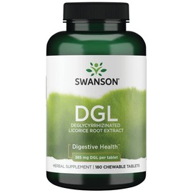 Swanson Swanson Dgl (Licorice) 385 Milligrams 180 Chwbls