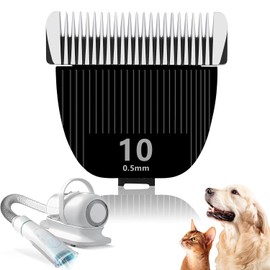 TGSBHIO Replacement Blade for nebot P1 Pro Pet Grooming Kit & Vacuum,Size-10 Cut Length 1/50"(0.5mm),Made of Ceramic Blade & Stainless Steel Blade