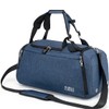 Sports Duffle Bag with Shoes Compartment and Wet Pocket, 42L