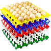 10-Pack Reusable Plastic Egg Tray Egg Crates 30-Egg Flats for