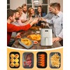 Air Fryer Silicone Liners Collapsible 2-Pack for bella 4Qt(3.3lb) Slim