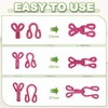 YELARXI Sewing Hooks and Eyes, 23mm Covered Hook Eye Sewing