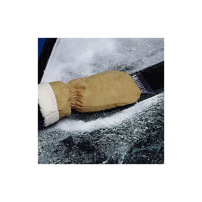 Perfect Solutions Ice Scraper Mitt, Beige