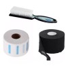 Barbers 2 Rollos Papel Cuello + Cepillo Limpiador Para Barbería