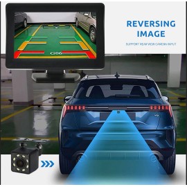 Unbranded/Generic 4.3" Car LCD Monitor and Night Vision Rear View Backup Camera Parking System