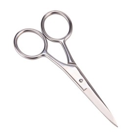 minkissy 2pcs Stainless Steel Hair Scissors Professional Barber Shop Scissors Clipper for Beard Mustache Trimming