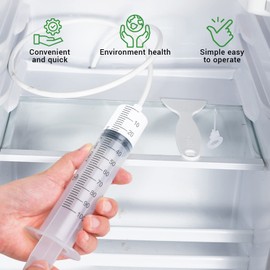 Refrigerator Drain Hole, Refrigerator Cleaning Tool Set, Refrigerator Drain Hole Plumbing Spiral Brush for Household Cleaning Refrigerator, Kitchen, 8 Pieces