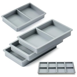 Silicone Tray Dividers for Harvest Right Freeze Dryer Medium and Small Trays, 4 pcs Silicone trays for Harvest right freeze dryer accessories