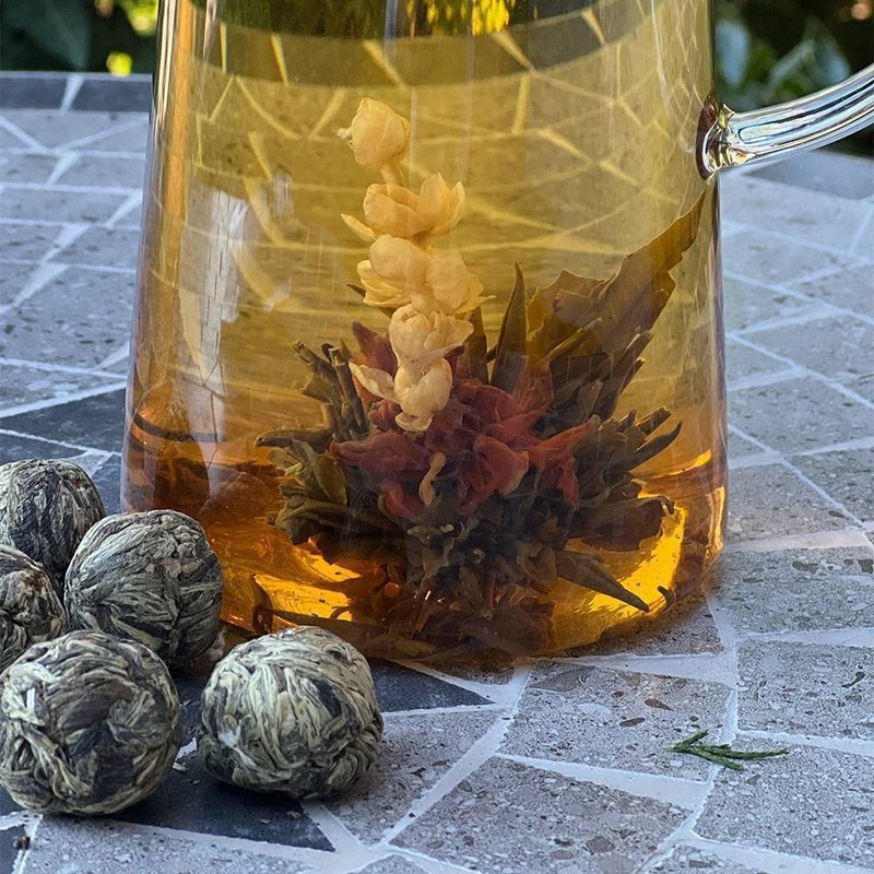 Blooming tea ai fiori di giglio e gelsomino Eastern Beauty