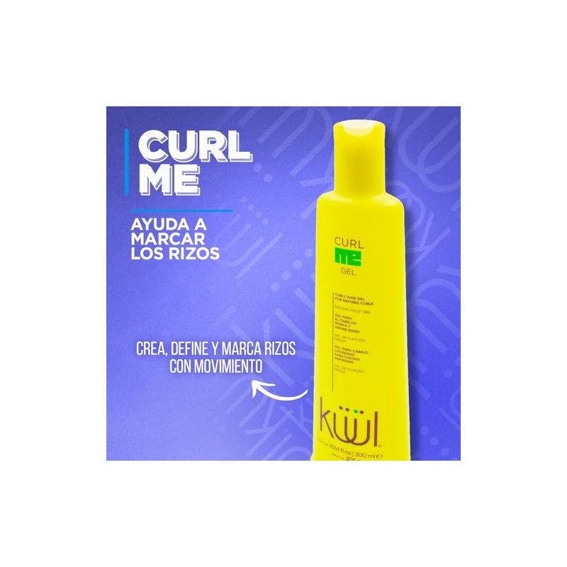 KÜÜL - Curl Me 300ml, Gel para Cabello Rizado, Rizos