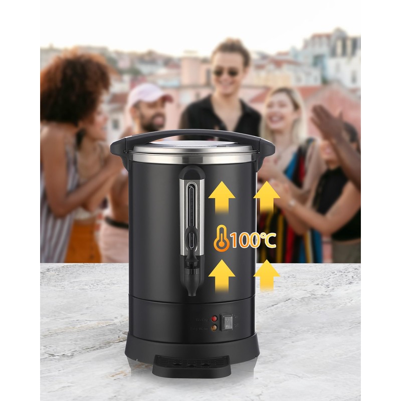 RIEDHOFF 120 Cup 18L Commercial Coffee Urn, Double Wall Quick