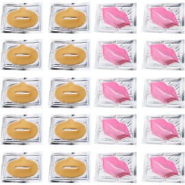 Unomor Almohadillas Labiales Exfoliantes Hidratantes 20 Piezas Tamaño Estándar Colágeno para Labios Secos y Agrietados Cuidado Nutritivo Mascarilla Gel para Uso Diario Varios estilos