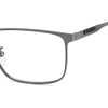 POLAROID Model PLD D494/G Men's Rectangular Metal Eyeglass Frame (Includes