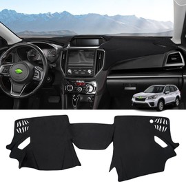 Autorder Dashboard Cover Mat for Subaru Forester 2019-2024 Accessories Dash Cover Flannel Dash Mat Sunshade Glare UV Rays Protector