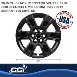 COAST2COAST IMP426BLK Wheel Skin *** See Fitment Guide (Set of 4)