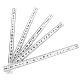 Folding Ruler Reading Foldable Metric Measuring Tool Lightweight Composite Construction Inches