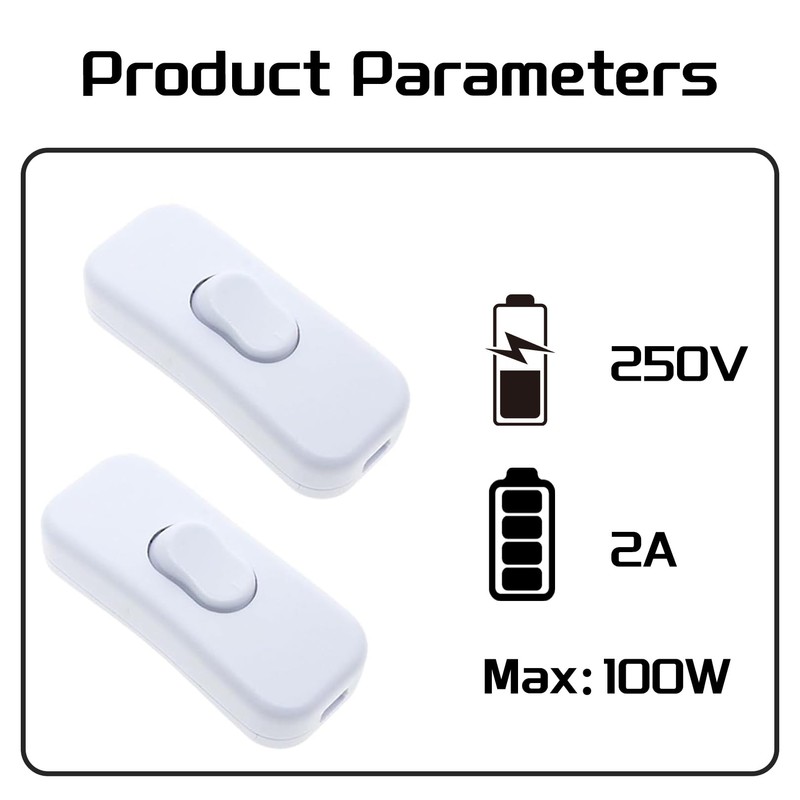Toggle Switch 230 V, Cord Switch, On/Off Switch 230 V,