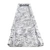 White Slate Stone Rock Cast Aluminum Metal Downspout Gutter 24