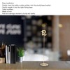 6pcs Metal Wedding Table Numbers Rust Prevention Thickened Tall Table