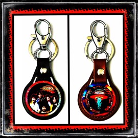 BOSTON TWO LEATHER KEYCHAINS  2024  LOT OF TWO