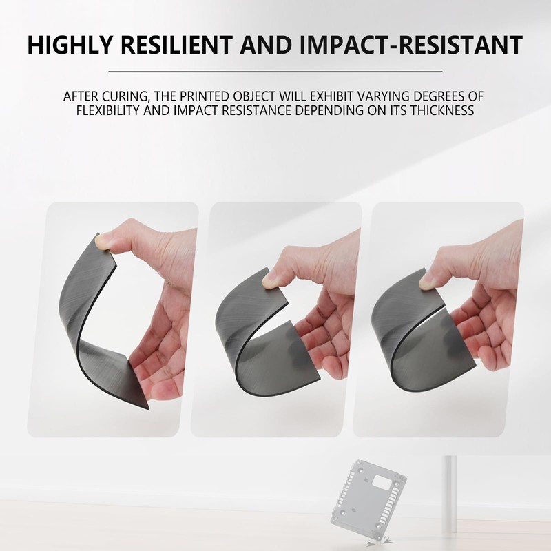 Cretbee 3D Printer Resin, High Toughness Engineering Resin, 405nm UV-Curing,