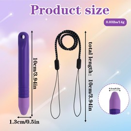 2pcs Kids Tablet Stylus, Stylus Pens for Touch Screens with Tethers, Anti-Rolling Tablet Stylus for Kids, Stylus Pen Compatible with All Touch Screen Devices(Blue+Purple)