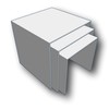 EPOSGEAR Nesting Plinths Acrylic Plastic Retail Riser Tiered Counter Display