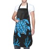 SUCUWINY Sea Turtles Aprons for Women With Pockets Mens Chef