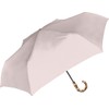 Nakatani Natural Basic Folding Umbrella, UV Bamboo Pink Beige [924-048],