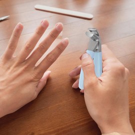 Toenail Clippers for Seniors,Angled Head Seniors Nail Trimmer - Nail Cutter Tool with Ergonomic Handle for Home, Travel, Dormitory, and Business Trip