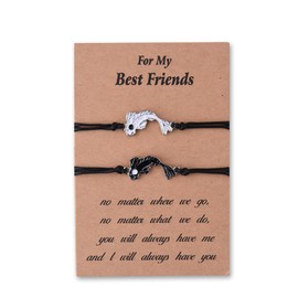 Yin Yang Bracelets for Best Friend Birthday Christmas Gifts for Bestie Matching Bracelets for Best Friend Going Away Gifts for Best Friends Long Distance Friendship Gifts for Men Women