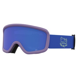 Giro Chico 2.0 Toddler Ski Goggles - Snowboard Goggles for Kids, Boys, and Girls - Lavender Namuk Strap with Grey Cobalt Lens
