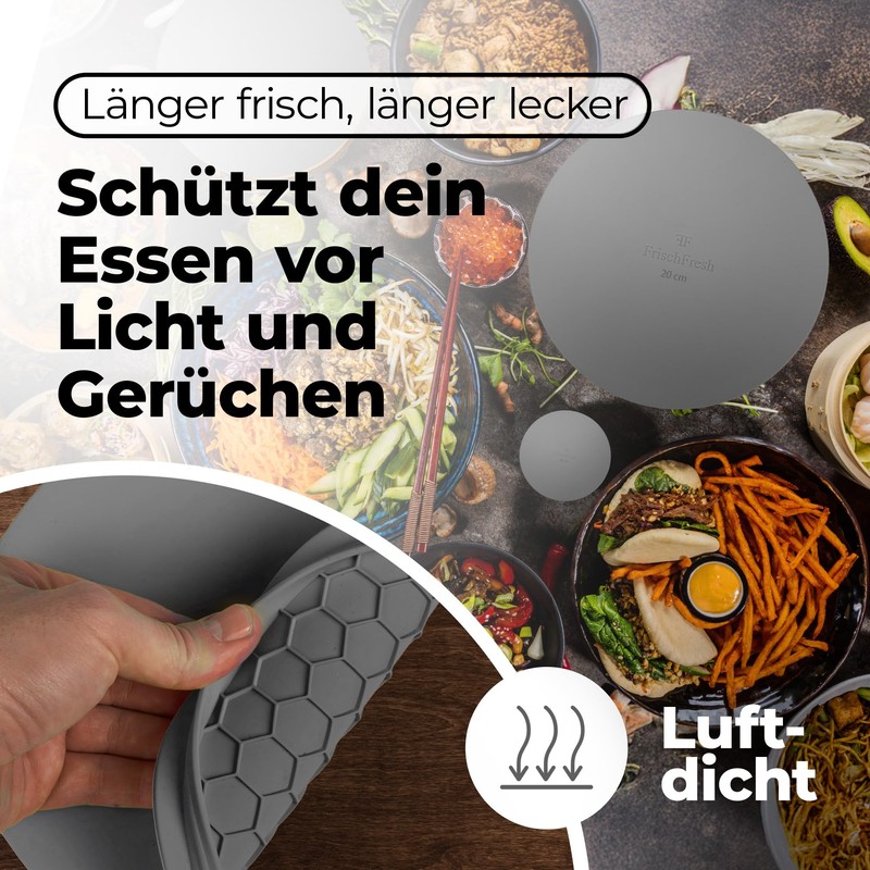 FRISCHFRESH® - Lid | Food Storage Lid for Pots, Bowls,