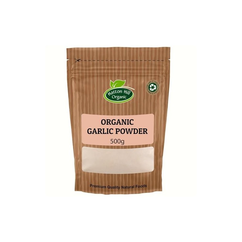Organic Garlic Powder 500g by Hatton Hill | Rich and